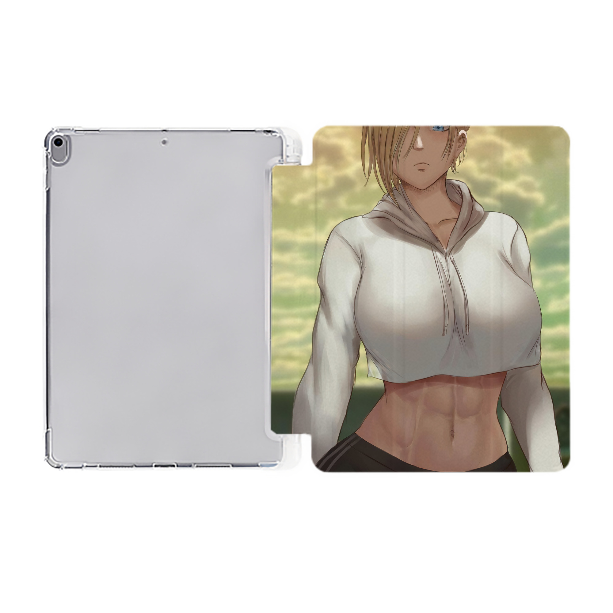 （画像用） 進撃の巨人 Attack on Titan IPad ケース ペン収納付き 三つ折りスタンド PUレザー×シリコン 対応機種9.5/10.5/10.9インチ